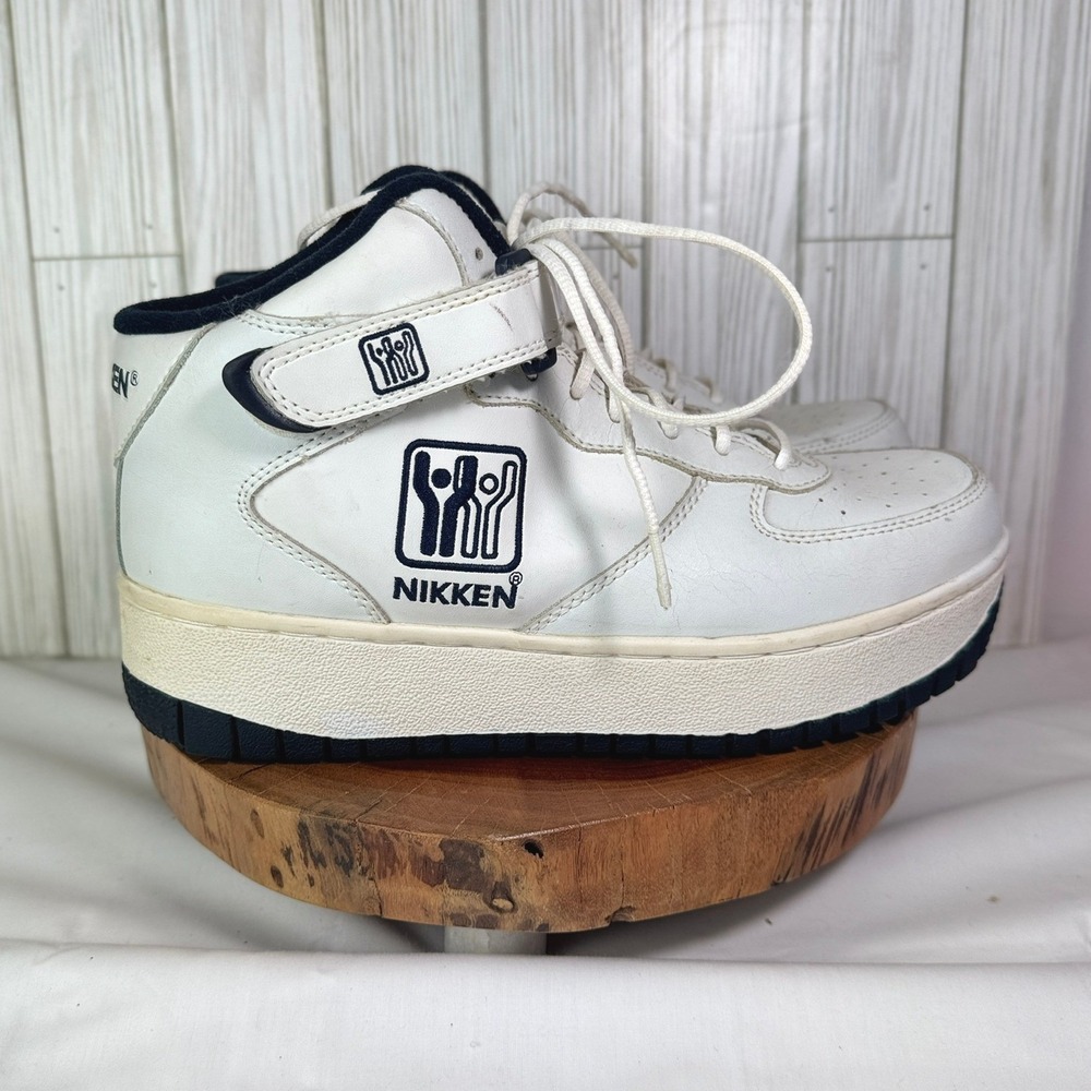 Nikken Weighted Shoes BCC Cardio Strides Mens 10 White Leather